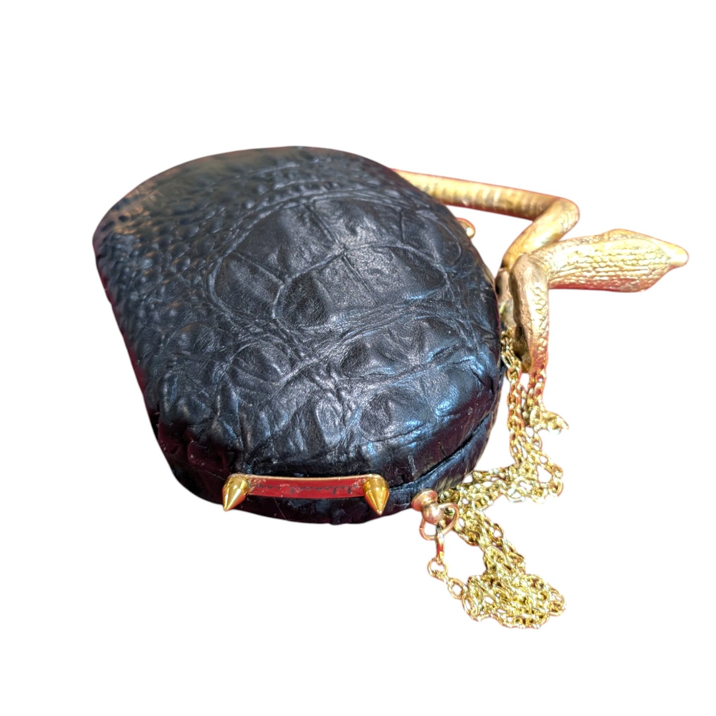 Cleopatra's Black Oval Clutch