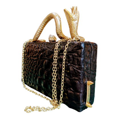 Cleopatra's Black Clutch Bag